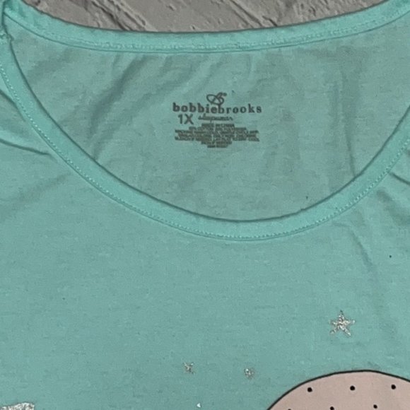 Bobbie Brooks Sloth Pajama Short Set, Size 1X - Picture 7 of 10